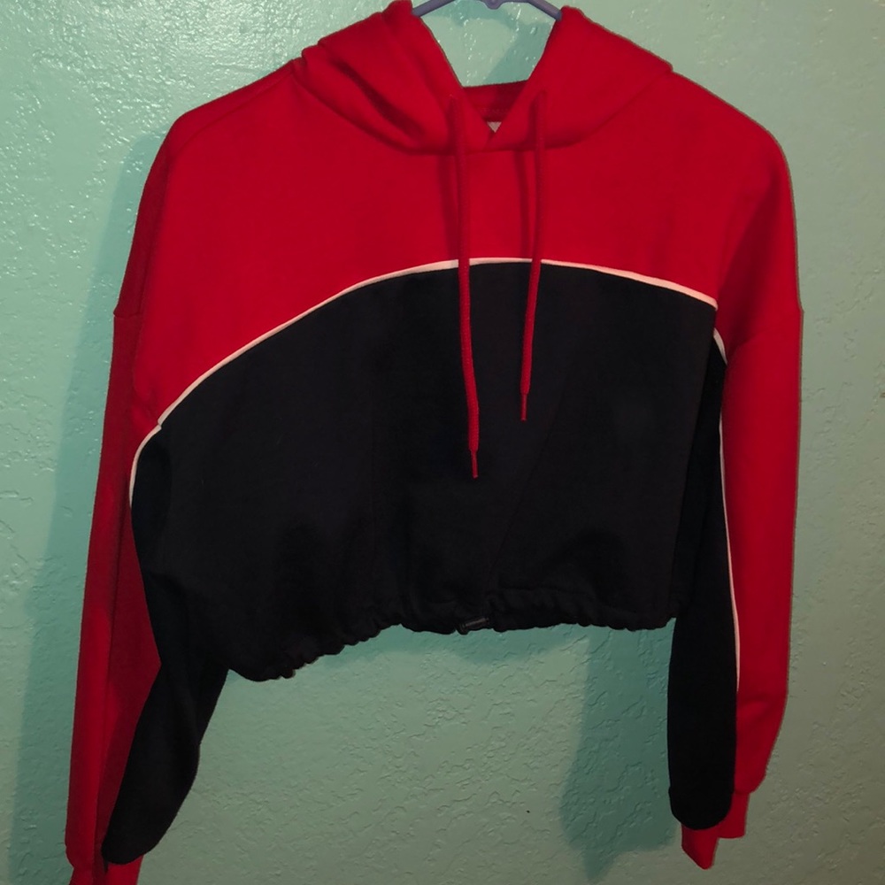 Crop top hoodie